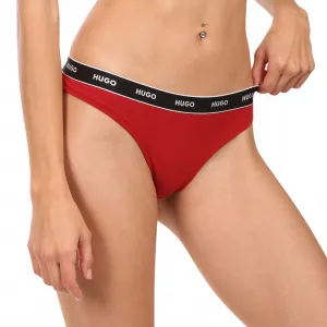 3PACK dámske tangá HUGO viacfarebné (50545680 961) M