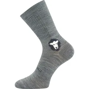 3PACK ponožky VoXX merino svetlo sivé (Barefootan merino-grey) M