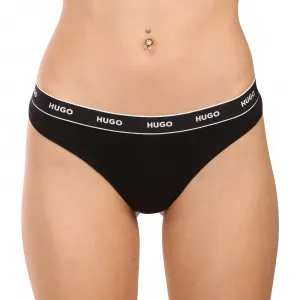 3PACK dámske tangá HUGO viacfarebné (50545680 968) S