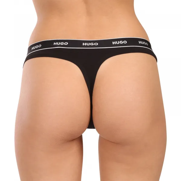 3PACK dámske tangá HUGO viacfarebné (50545680 968) S