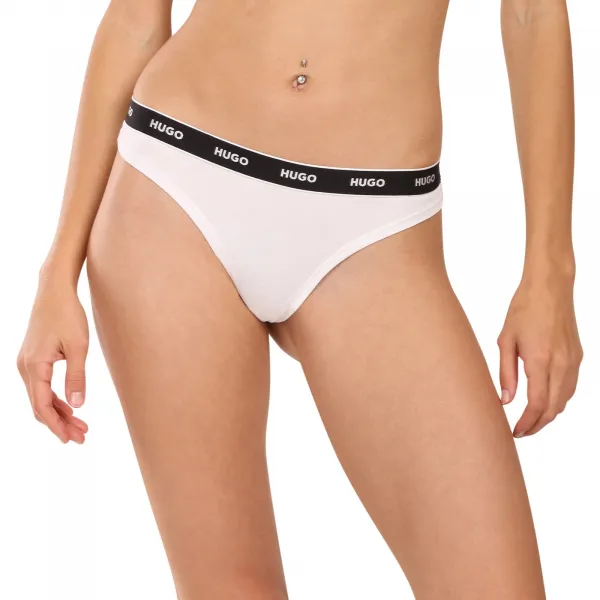 3PACK dámske tangá HUGO viacfarebné (50545680 968) S