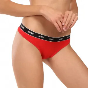 3PACK dámske tangá HUGO viacfarebné (50545680 968) S