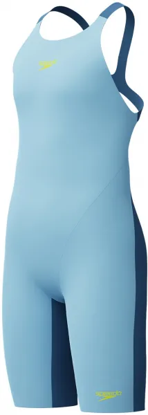 Speedo fastskin endurance+ max openback kneeskin girls light blue /