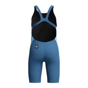 Speedo fastskin endurance+ max openback kneeskin girls light blue /