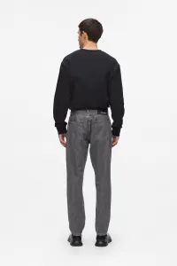 Džínsy Karl Lagerfeld Kl Tapered Jeans Washed Dark Grey