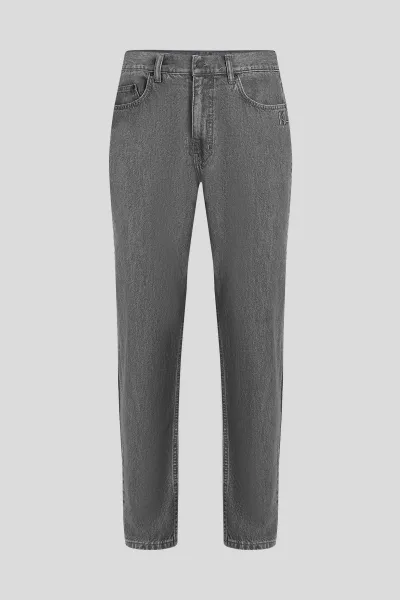 Džínsy Karl Lagerfeld Kl Tapered Jeans Washed Dark Grey