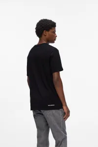 Tričko Karl Lagerfeld Wool Blend Kl T-Shirt Black