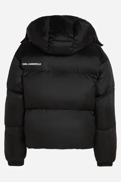 Bunda Karl Lagerfeld Ikon Puffer Jacket Black