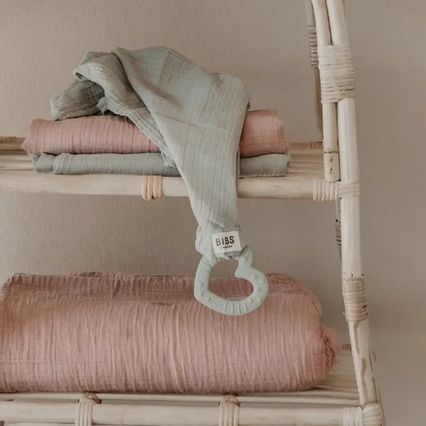 BIBS mušelínové plienky z BIO bavlny 2ks - Blush