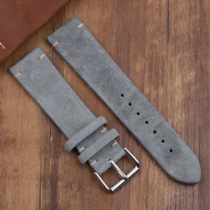 BStrap Suede Leather remienok na Huawei Watch GT2 Pro, gray (SSG021C0107)