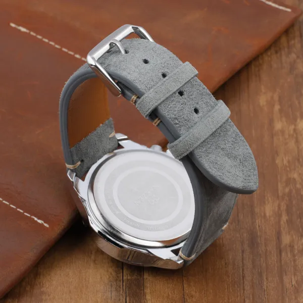 BStrap Suede Leather remienok na Huawei Watch GT2 Pro, gray (SSG021C0107)