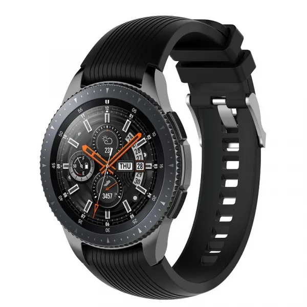 BStrap Silicone Davis remienok na Xiaomi Amazfit Stratos 2/2S/3, black (SSG008C0104)