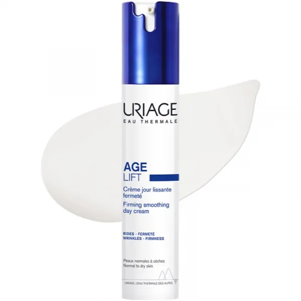 Uriage Age Lift Smoothing Firming Day Cream spevňujúci denný krém proti vráskam s kyselinou hyalurónovou 40 ml