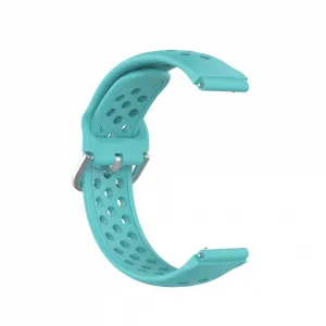 BStrap Silicone Dots remienok na Garmin Vivoactive 4s, teal (SGA007C06)