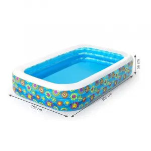 Bazén BESTWAY 54121 305x183x56cm kvietky