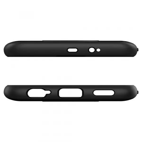 Spigen Rugged Armor silikónový kryt na Xiaomi Redmi Note 9T 5G, čierny (ACS02847)