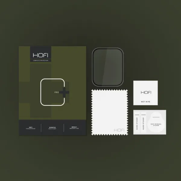 HOFI Hybrid ochranné sklo na Xiaomi Redmi Watch 3, čierne