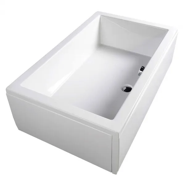 POLYSAN - DEEP hlboká sprchová vanička obdĺžnik 110x75x26cm, biela 72883