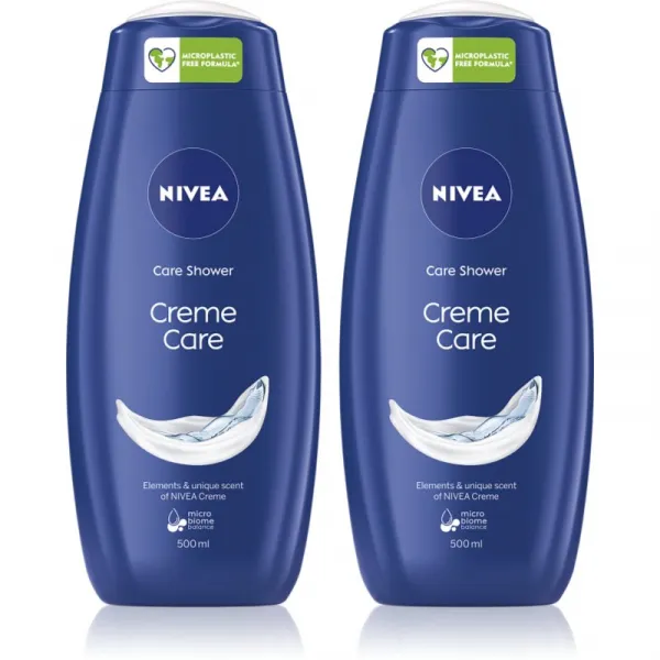NIVEA Creme Care krémový sprchový gél výhodné balenie 2 x 500 ml