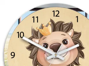 ModernClock Dětské nástěnné hodiny Mirro Lev 30 cm vícebarevné