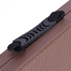 Turistický stolík s lavicami RATTAN hnedý