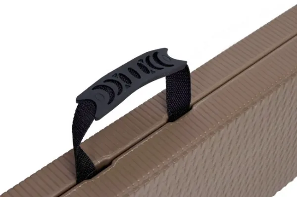 Záhradná lavica RATTAN hnedá