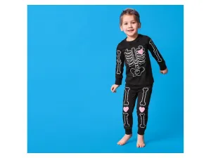 lupilu® Dievčenské pyžamo s halloweenskym motívom (čierna, 98/104)