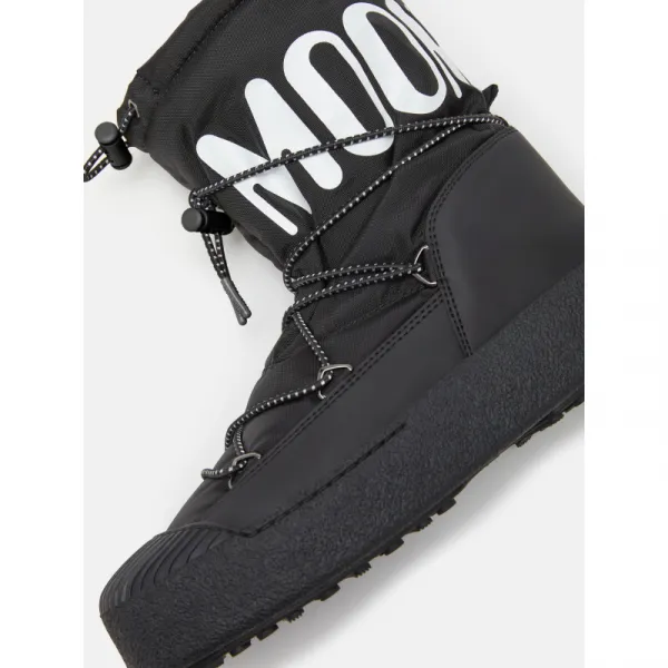 Pánske vysoké zimné topánky MOON BOOT MB MTRACK POLAR NYLON, N001 BLACK