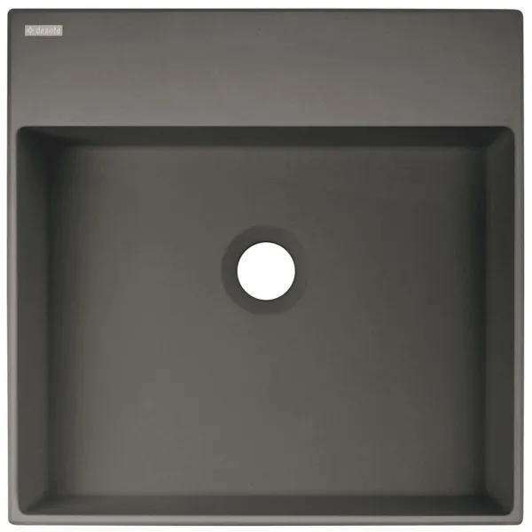 DEANTE - Correo anthracite metallic Granit umývadlo na dosku - 400x400 mm CQR_TU4S