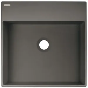 DEANTE - Correo anthracite metallic Granit umývadlo na dosku - 400x400 mm CQR_TU4S