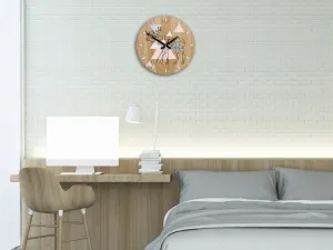ModernClock Drevené nástenné hodiny Los 33 cm dub prírodný