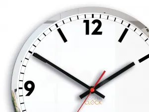ModernClock Nástenné hodiny Solar 30 cm čierne/biele