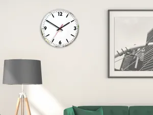 ModernClock Nástenné hodiny Solar 30 cm čierne/biele