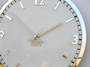 ModernClock Nástenné hodiny solárne 30 cm zrkadlové