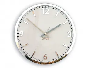 ModernClock Nástenné hodiny solárne 30 cm zrkadlové