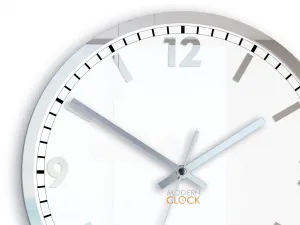 ModernClock Nástenné hodiny solárne 30 cm zrkadlové