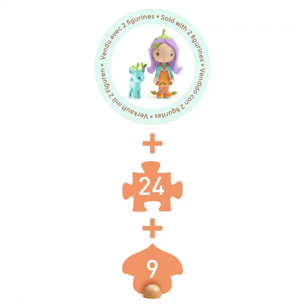 Tinyly – Puzzl’Up – Elfka Lily a kúzelný svet – 33 ks