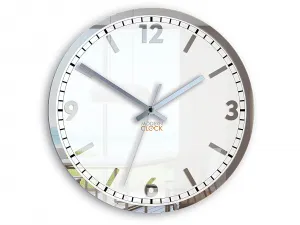 ModernClock Nástenné hodiny solárne 30 cm zrkadlové