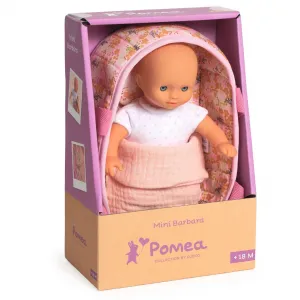 Mini Pomea – bábika Barbara v prešívanom košíku