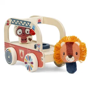 Lilliputiens – drevené hasičské auto – lev Jack