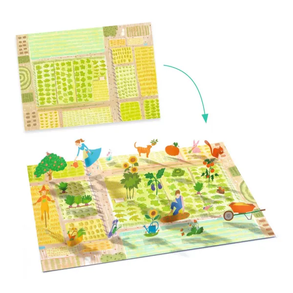 Kreatívna súprava so zdvíhacími samolepkami – 3D scény – farma
