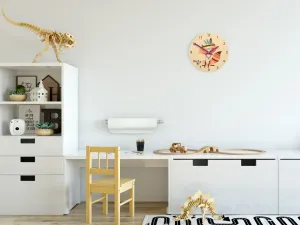 ModernClock Detské nástenné hodiny Ami Liška indián 30 cm viacfarebné