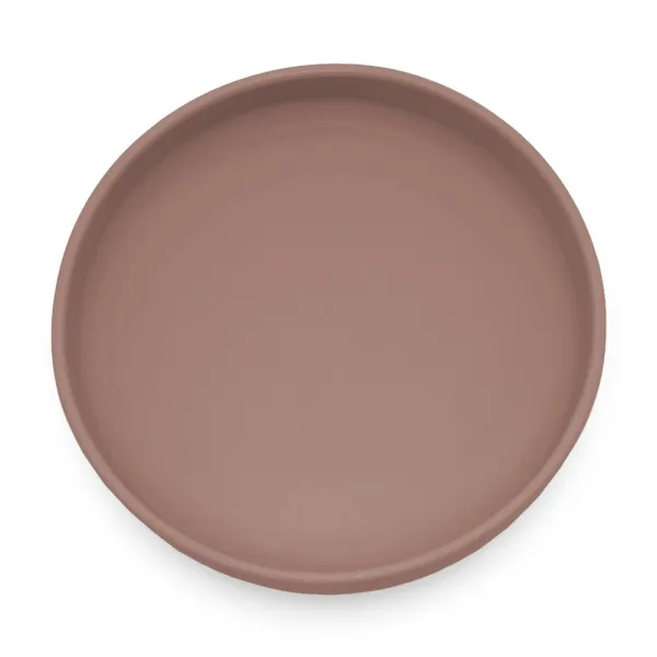 PETITE&MARS Tanier silikónový s prísavkou Take&Match Velvet Latte 6m+