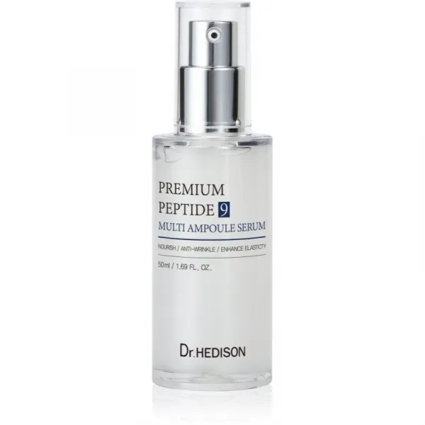 Dr. HEDISON Premium Peptide 9+ Multi Ampoule Serum intenzívne sérum pre výživu a hydratáciu 50 ml