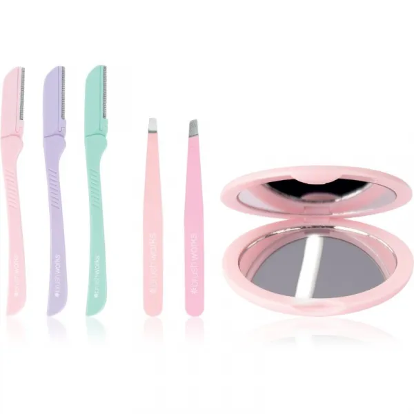 Brushworks Sculpt & Shape Set sada pre dokonalé obočie pre ženy