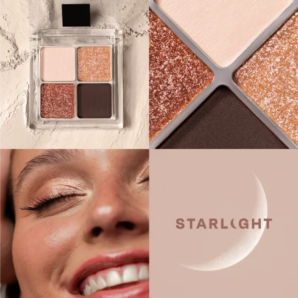 Gabriella Salvete Over The Moon paletka očných tieňov Starlight 4 g