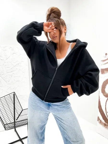 Resti Women's Cotton Insulated Butterfly Sweatshirt