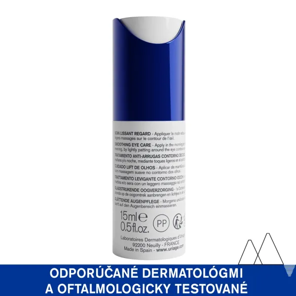 Uriage Age Lift Smoothing Eye Care očná starostlivosť pre minimalizáciu jemných vrások a kontúr s retinolom 15 ml