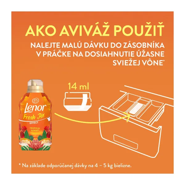 Lenor Fresh Air Aviváž Tropical sunset 980ml