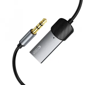 Tech-Protect Ultraboost bluetooth audio adaptér 3.5mm jack, šedý